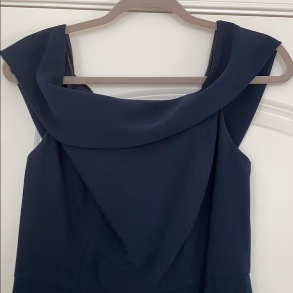 Dressy Navy Blue Gown - Picture 3 of 5